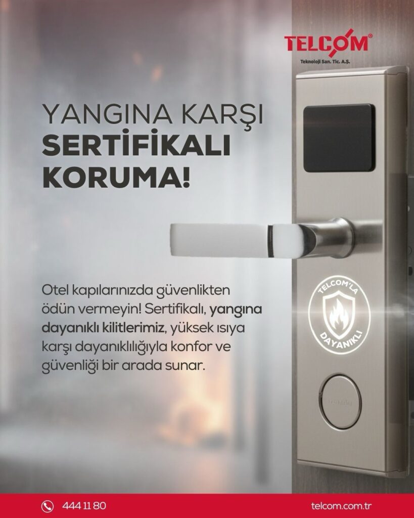 yangına dayanıklı kapı kilidi
