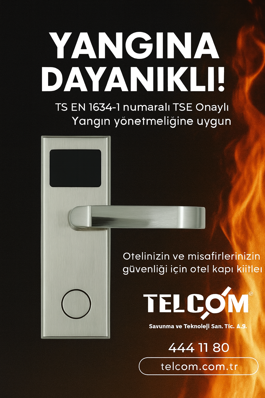 kartlı otel kapı kilidi fiyat